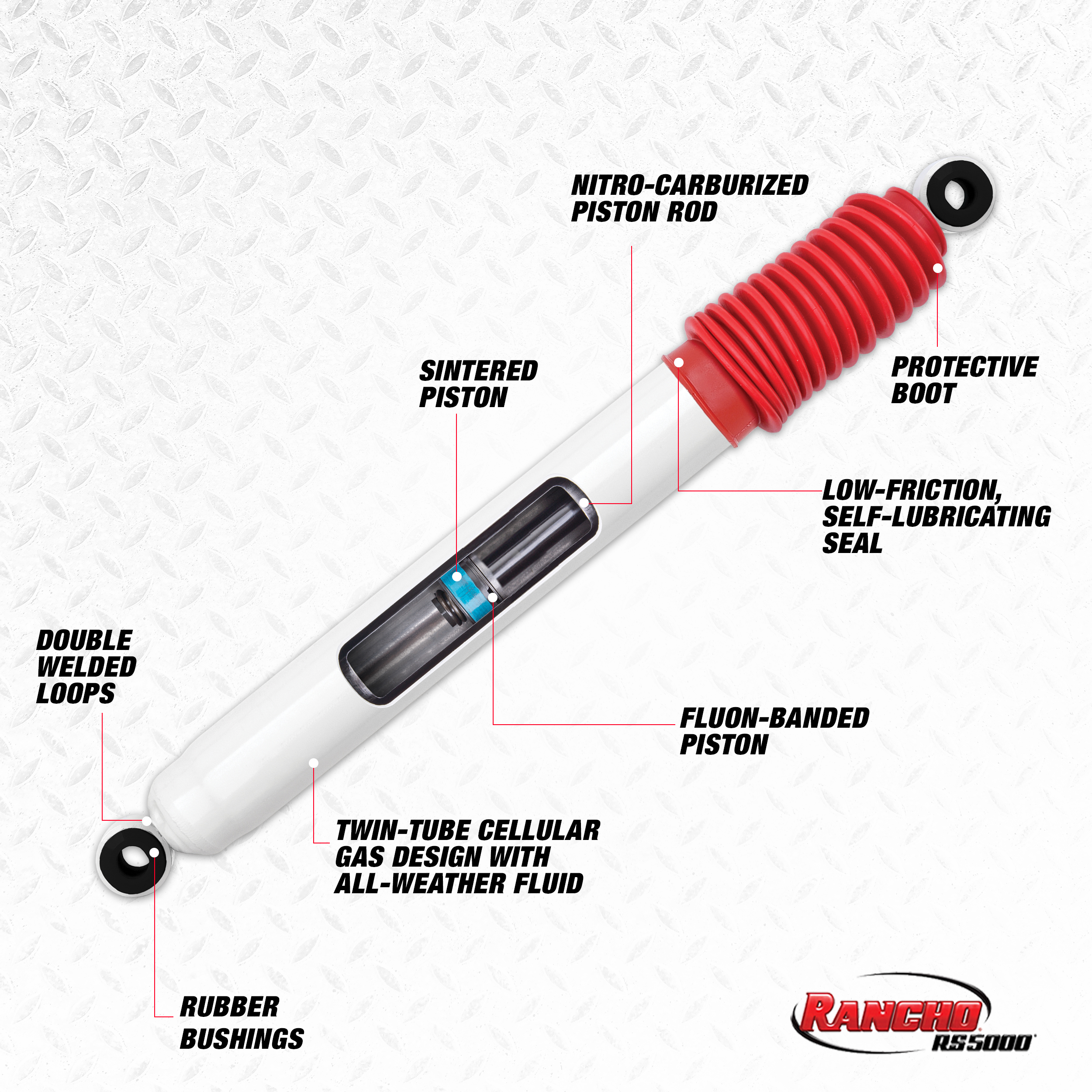 Rancho RS5000 RS5406 Steering Damper | Rancho