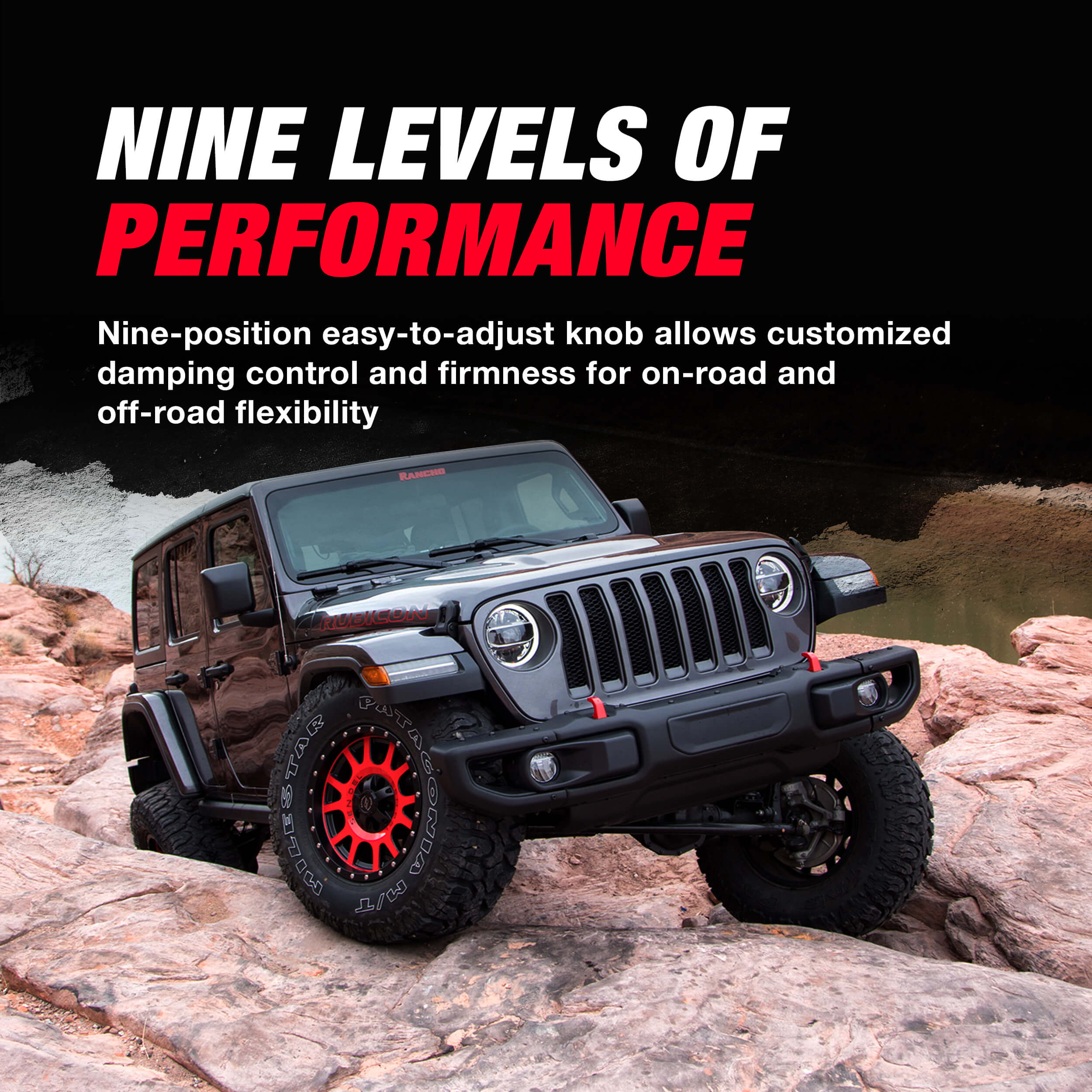 Rancho RS9000XL RS994042 Suspension Shock Absorber | Rancho