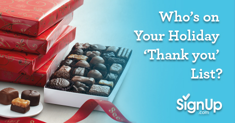 Who's on your holiday thank you list this year?