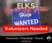 Elks Lodge #2148 Volunteer Opportunities