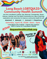 LGBTQIA2S+ Community Health Summit