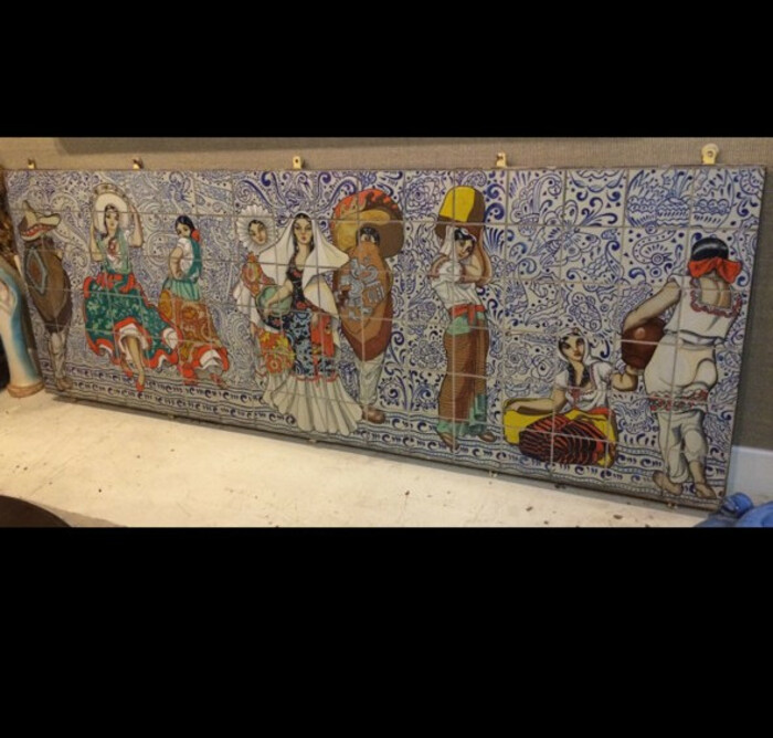 Spanish Colonial Revival Scene