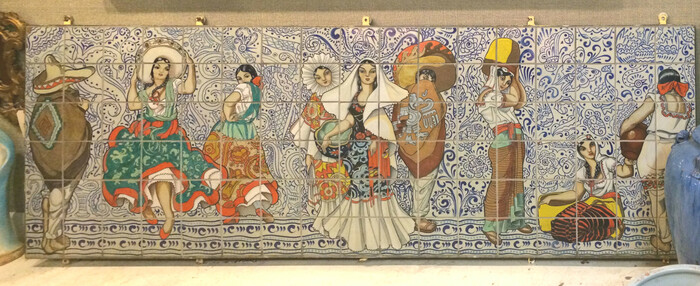 Spanish Colonial Revival Scene