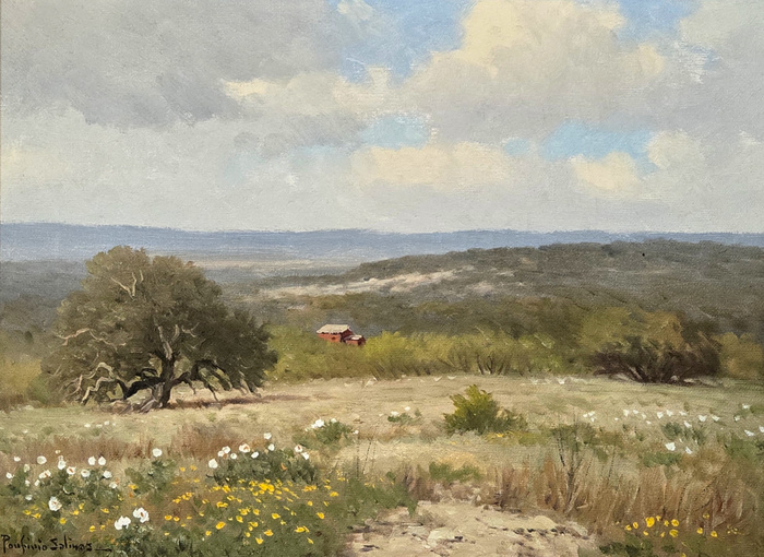 "Red Barn Ranch"  Texas Hill Country Landscape