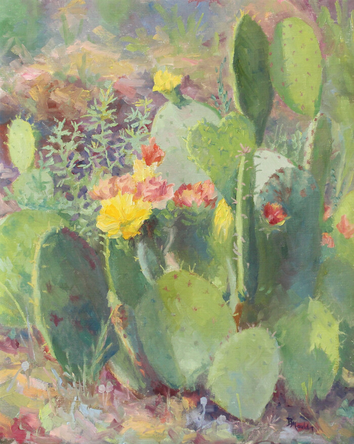 "Lovin' That Cactus"  Prickly Pear in Bloom