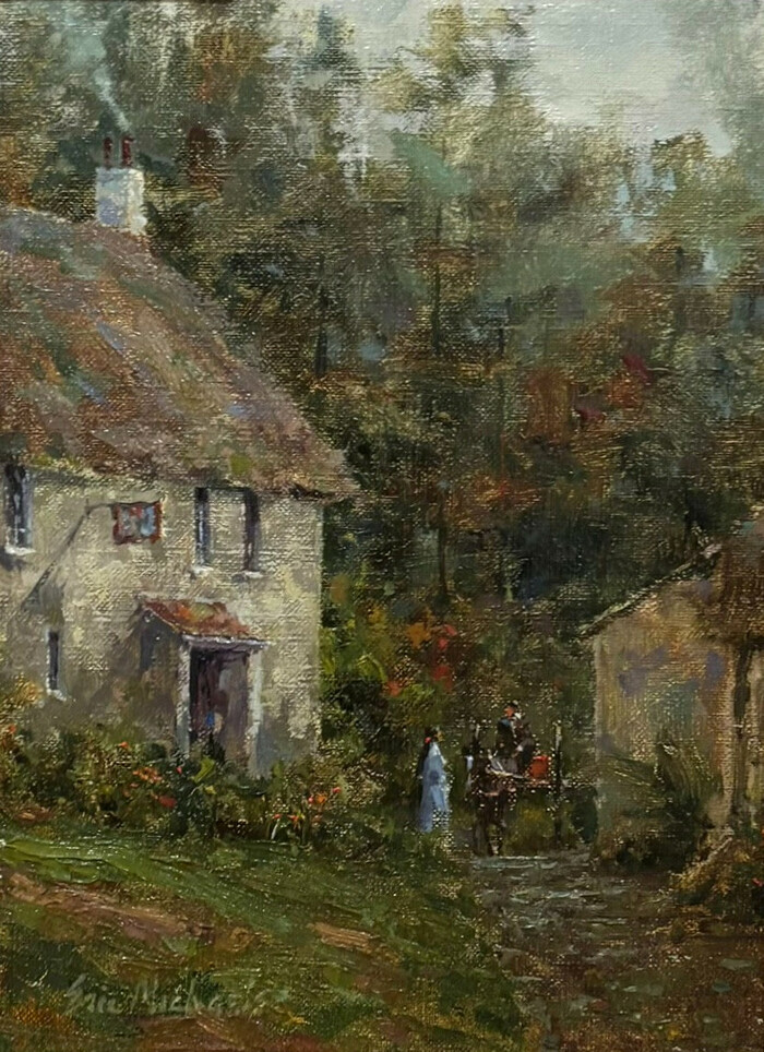 "North Bovey Morning" England