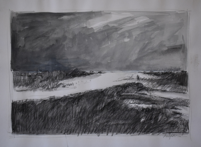 "Landscape"  MCM Mid Century Modern