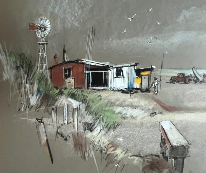 "Fred's Place" Boca Chica Tex. 1952 Cameron County Texas