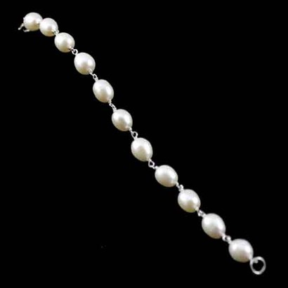 Pulseira de Prata com Pérola Pulseira de Prata com Pérola