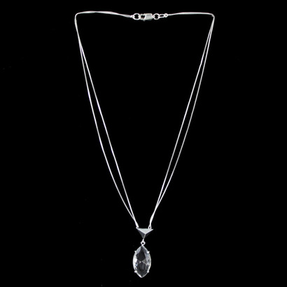 Colar de Prata com Cristal