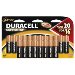 Pilas Coppertop AA 20Un Alkalina