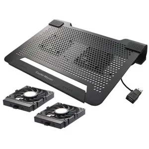 Notepal U2 w/ 2x 8cm Fans Negro Notebook Cooler PN/ R9-NBC-8PBK-GP