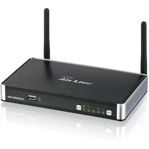 GW-300NAS Wireless GLan NAS + Router (5P) 802.11n  300Mbps, USB Port (Storage)