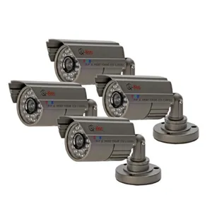 PACK de 4 Camara Outdoor 3.6mm Sony CCD 420TVL 40ft Night Vision sin Cable QSDS14273X4