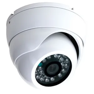 Camera QSC414D Outdoor Dome 1/4" Sony CCD 420TVL 3.6mm 24 IR LEDs