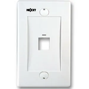 Placa al Muro 1 puerto RJ45 Blanco  Nexxt Solutions - AW160NXT01