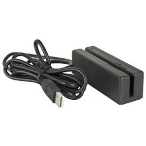 USB Triple Track POS Lector banda magnetica USB