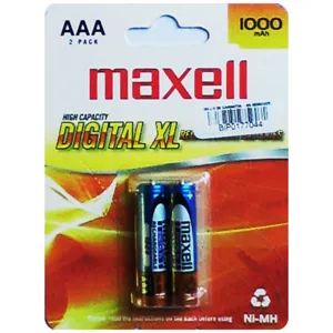 PILA RECARGABLE AAA 2XBLISTER 1000MH PN: MR3AAA2BP1000MH