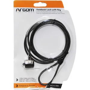 Candado de Seguridad con llave para Notebook 1.8m ARG-KL-5002