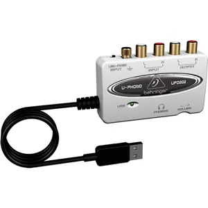 Interfaz UFO202 Audio a USB (para Tocadisco, casstet etc)