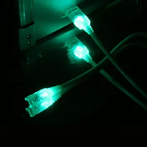 Cable USB 2m Luz Verde AB Impresora USB-2M-GR