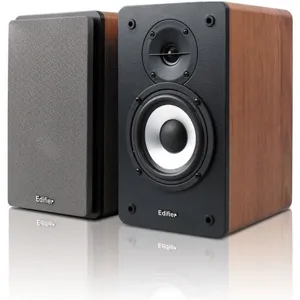 R1200T 16W RMS, control de volumen y graves, Tweeter 3/4" domo de Seda, doble entrada RCA
