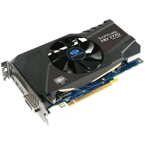 VGA HD 7770 GHZ 1GB DDR5 PCI-Express HDMI / DVI-I / Dual Mini DP Graphics Card 11201-00-20G