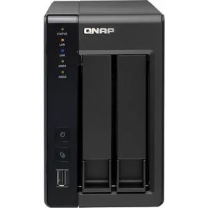 TS-219PII 2 Bay hdd NAS/Marvell6282/2.0Ghz/512MB/1GL/3USB/2eSATA/iSCSI/Raid sin hdd TS-219PII-US