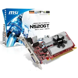 N520GT-MD2GD3/LP GF GT 5202GB DDR3 PCI DVI D-Sub HDMI pn: N520GT-MD2GD3/LP