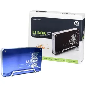 LUS-370-BL Cofre 3.5" USB3.0 (5Gb/s) to SATA azul