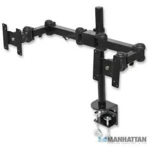 Soporte para 2 monitores LCD doble-link swing arms  Black pn: 420808