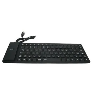 TECLADO ingles Plegable Portable Roll-Up USB 2.0 Keypad pn KYB-FLD
