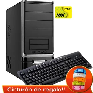 PC Asrock Via VX900 2G/400G dvdrw Teclado + Cinturón Regalo