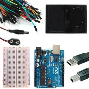 Arduino Uno Rev 3 Starter Kit 3* USB Cable -Solderless Breadboard,65 Jumper,Holder