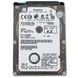HDD 320GB 2.5" SATA 7200RPM PN# H2T3201672S7