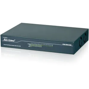 POE-FSH1608 16*10/100, 8-POE 802.3af ports unmanaged
