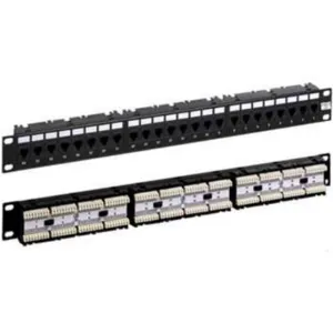 Patch Panel 5e, 24 puertos, fluke tested PN:0210008