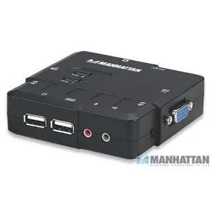 KVM 2 puertos USB y audio KIT DE CABLES INCLUIDOS. pn151252