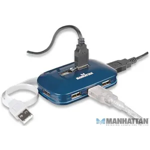Hub USB 2.0  7 puertos, Alimentación dual, pn161039