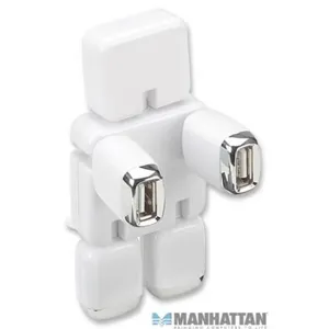 Hub USB 2.0 Robot, 4 puertos pn161633