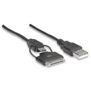 Cable de iPhone 4, 4S, iPad de 30 pines a USB 393720