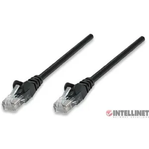 Cable de Red Cat5e 1m Negro Patch Cord 320740