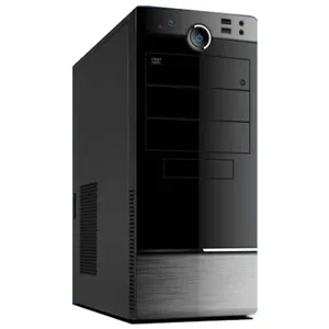 Gabinete CJ-914Mid Tower con USB/Audio/Micrófono frontal, Fuente de poder 500W pnCJ-914