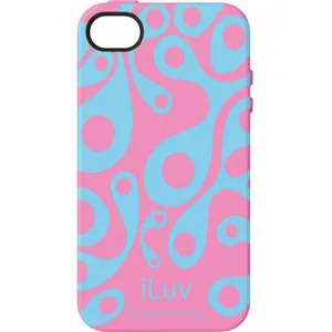 Case Aurora Rosado para Iphone 4S, brilla en la oscuridad, ICC765PNK