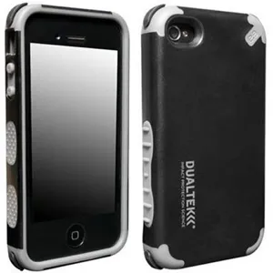Case DualTek Extreme Impact  Negro, para  IPhone 4/4S pn02-001-01375