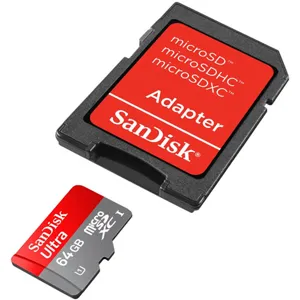 64GB micro SDHC C10/UHS1 con adaptador pnSDSDQU-064G-AFFP-A