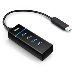 Hub USB 3.0 SuperSpeed Ultra Mini 4 Puertos SuperSpeed AK-68UPHUB-03B4U