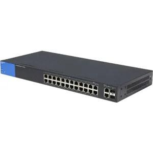 Switch Smart Admin 24Puertos +2PoE+ 10/100/1000 GIGABIT LGS326P