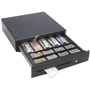 CAJON DE DINERO. NEGRA. RJ11. 5/SLOT BILLETES. MONEDERO. (P/N 225-121617111-04).