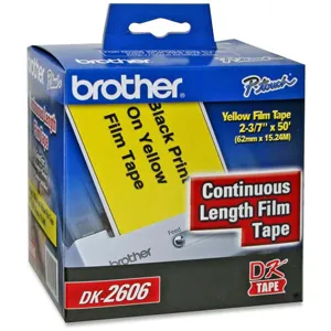 Rollo Continuo Film Amarillo 62mm x 15,24 mts PN:DK2606